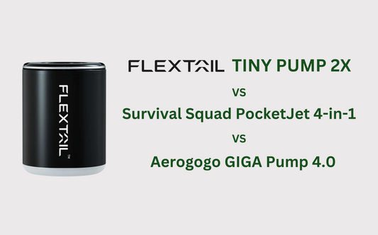 Flextail TINY PUMP 2X vs PocketJet 4-in-1 mini air pump review