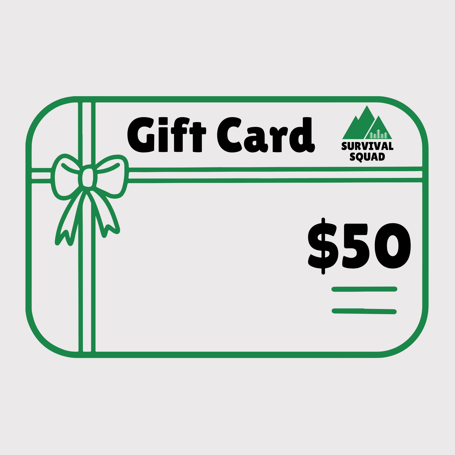 Survival Squad Gift Card