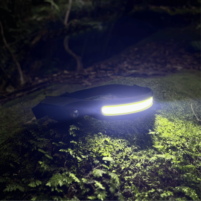 OptiGlow Wide-Angle LED Camping Headlamp